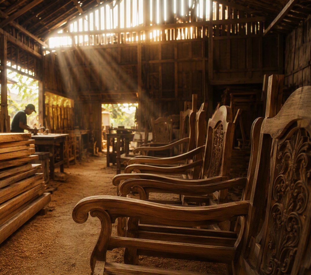 Suasana workshop Gubug Furniture
